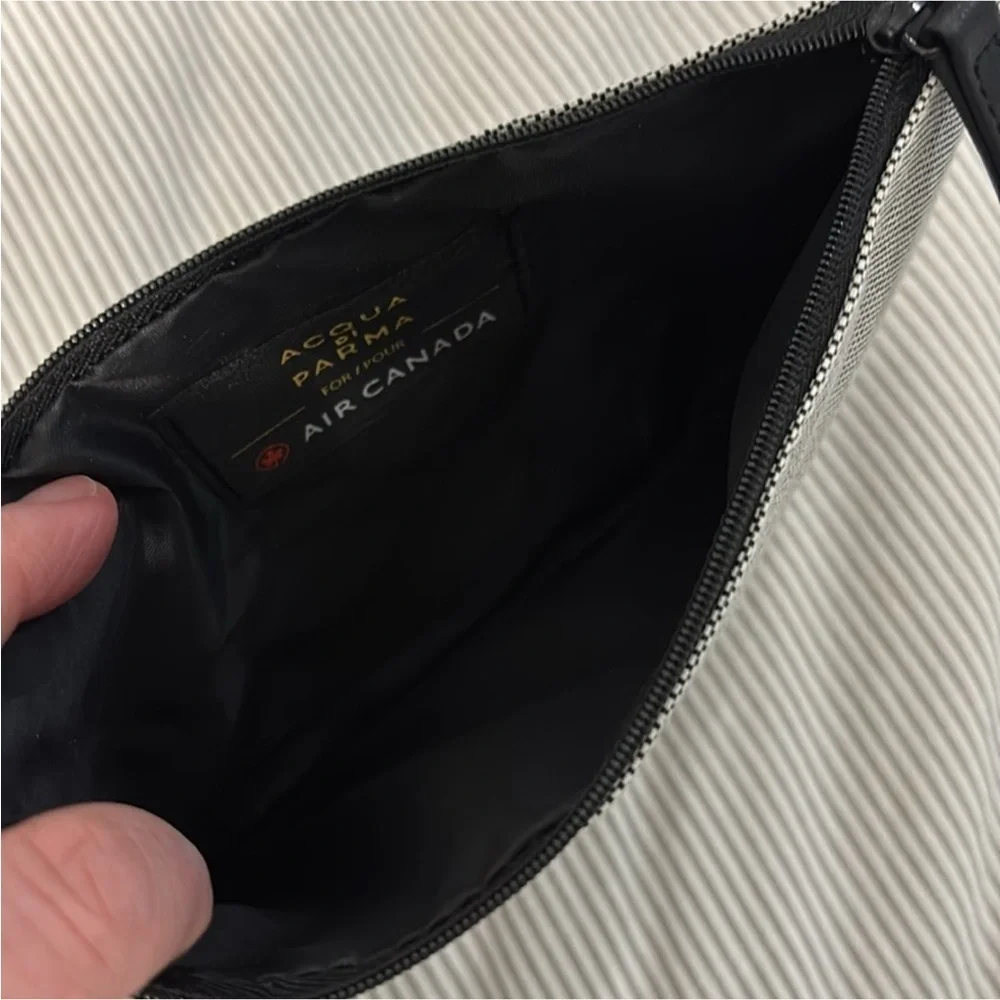 Acqua Di Parma Black and Gray Toiletry Bag with Minimalist top zipper SET OF TWO - Picture 10 of 13